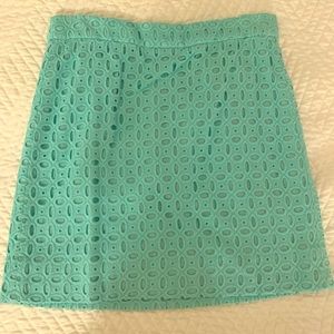 J. Crew Eyelet Skirt- Size 00